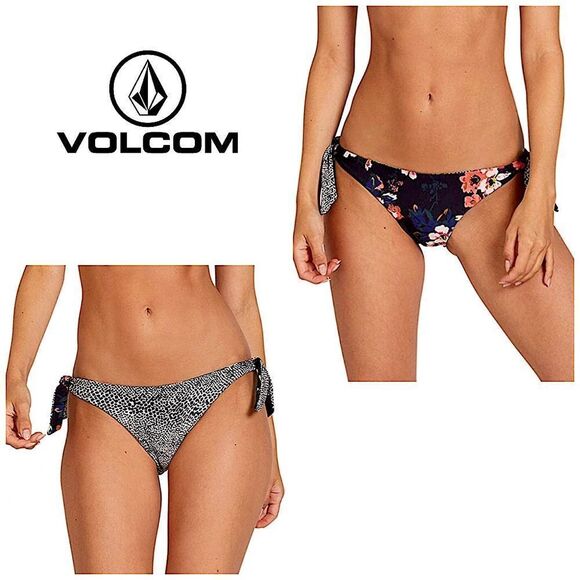 New. Volcom reversible side tie bikini. - Picture 1 of 10